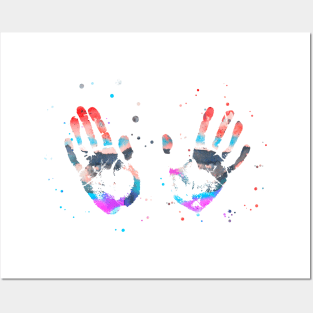 Handprint Posters and Art